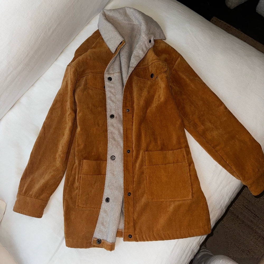 Tan / Orange Corduroy Jacket